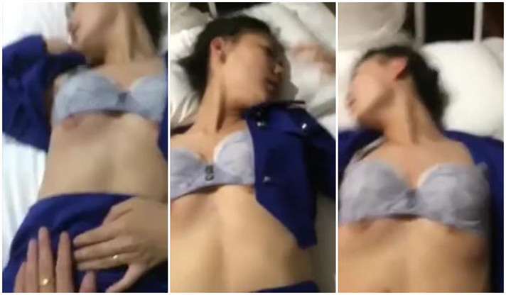 中國好聲音！難得一見叫聲超好聽素人自拍新婚空姐嫩妻的制服誘惑插起來超享受的!